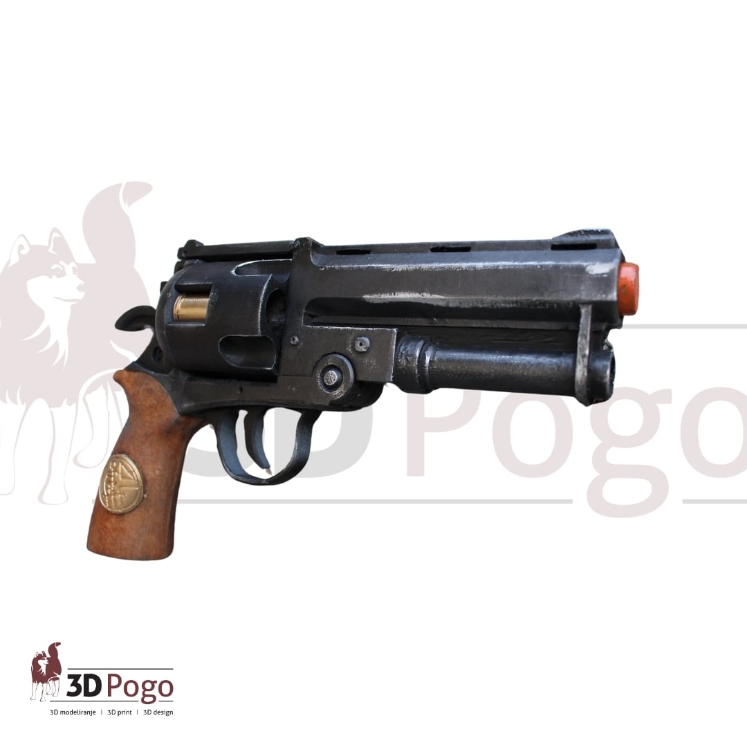 Hellboy Good Samaritan blaster, gun, revolver