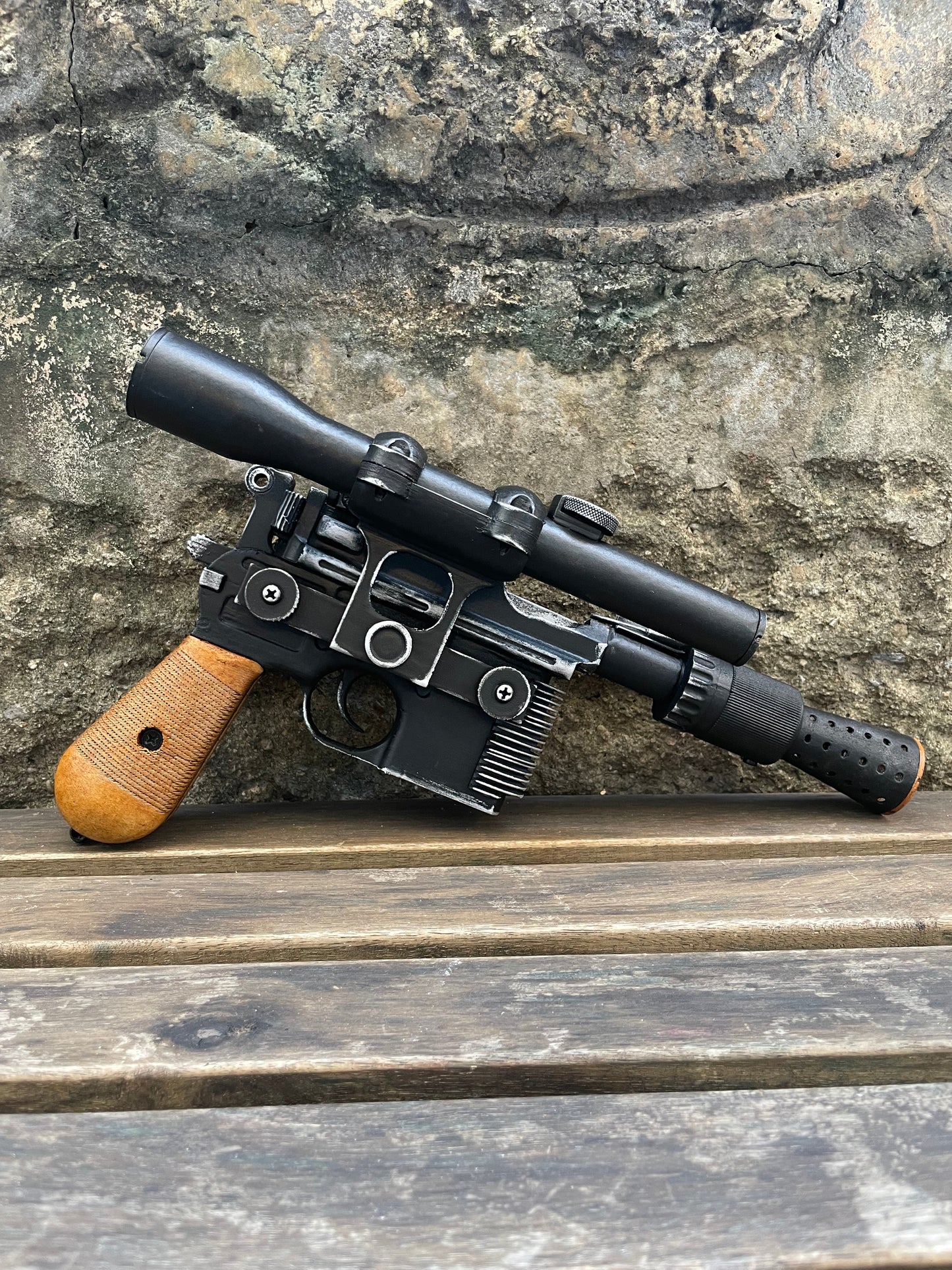 Han Solo DL-44 Blaster - Star Wars ANH Prop Movie Replica