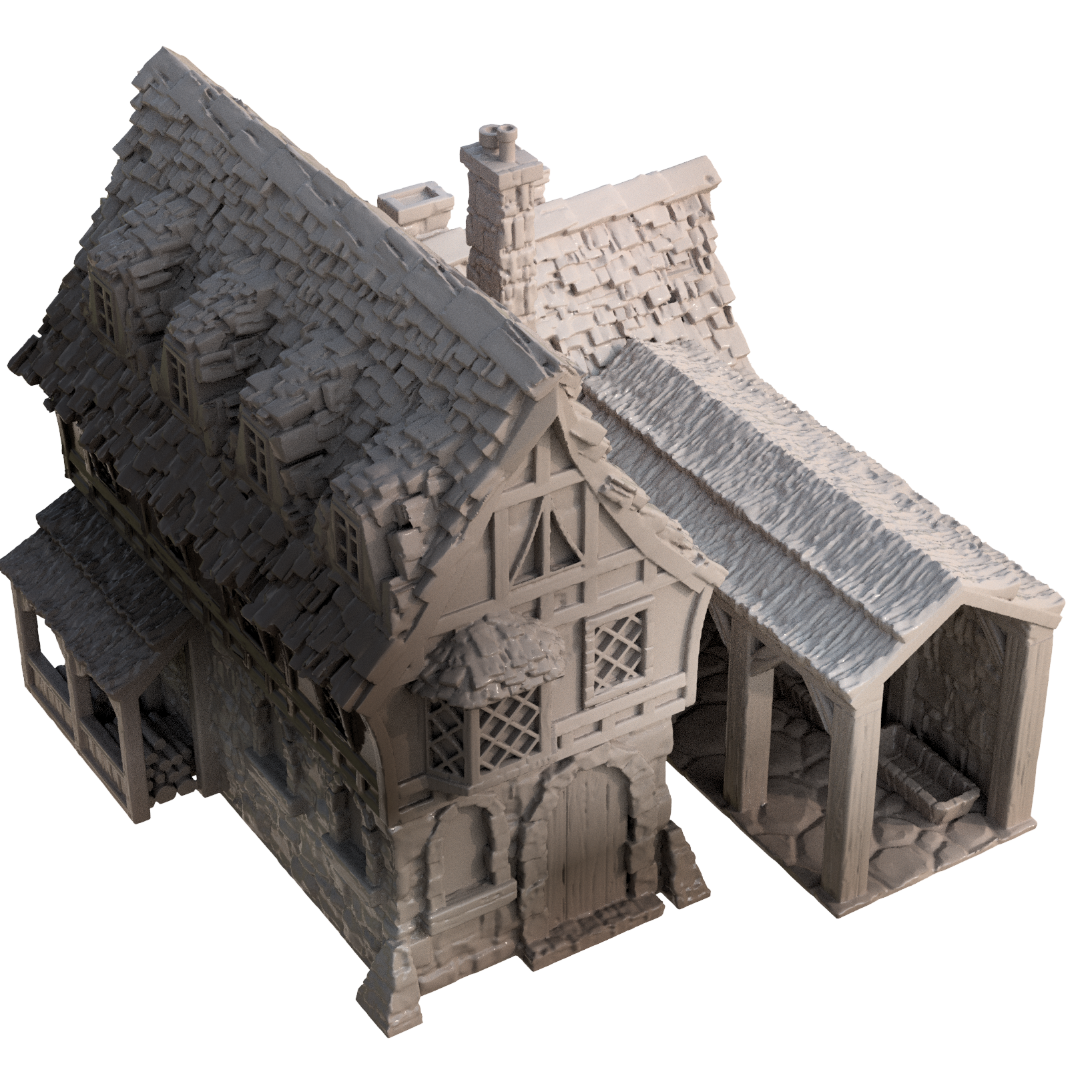 Winterdale Tavern - Winterdale Collection 3D Printed Tabletop Terrain | PETG | DnD RPG Warhammer Scenery (Copy)